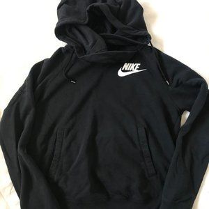 Nike logo black hoodie sweatshirt